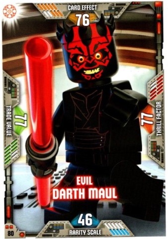 Star Wars Trading Card Game (English) Series 2 - # 80 Evil Darth Maul