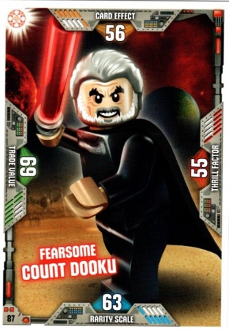 Star Wars Trading Card Game (English) Series 2 - # 87 Fearsome Count Dooku