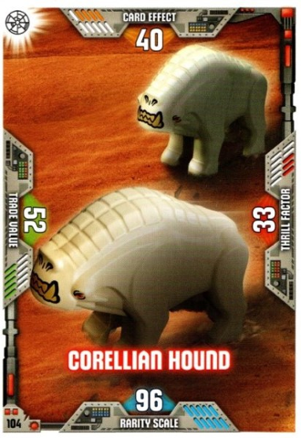 Star Wars Trading Card Game (English) Series 2 - # 104 Corellian Hound