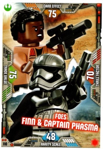 Star Wars Trading Card Game (English) Series 2 - # 110 Foes Finn & Captain Phasma