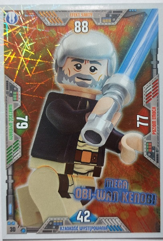 Star Wars Trading Card Game (Polish) Series 2 - # 30 Mega Obi-Wan Kenobi