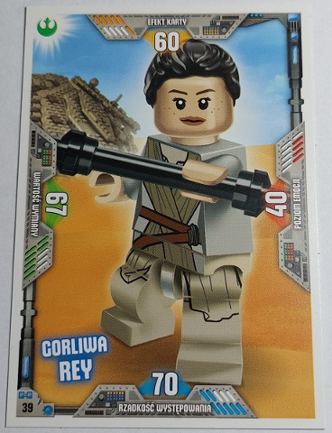 Star Wars Trading Card Game (Polish) Series 2 - # 39 Gorliwa Rey