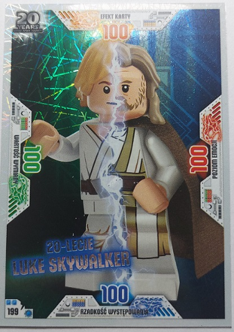 Star Wars Trading Card Game (Polish) Series 2 - # 199 20-Lecie Luke Skywalker