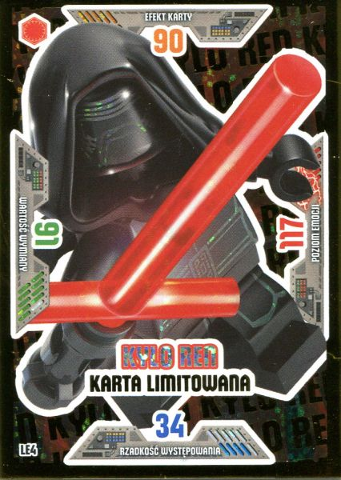 Star Wars Trading Card Game (Polish) Series 2 - # LE4 Kylo Ren Karta Limitowana