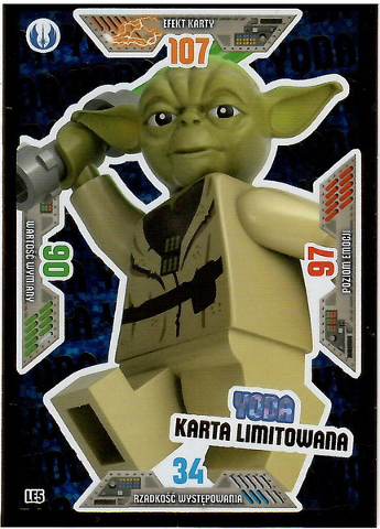 Star Wars Trading Card Game (Polish) Series 2 - # LE5 Yoda Karta Limitowana