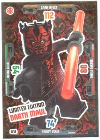 Star Wars Trading Card Game (German) Series 3 - # LE15 Limited Edition Darth Maul