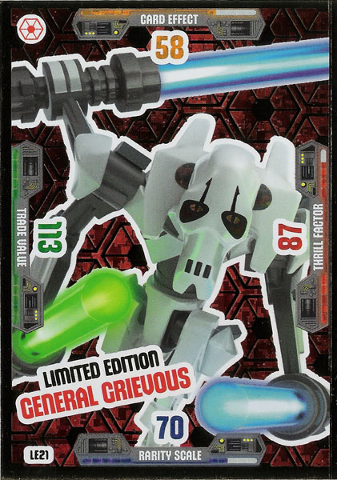 Star Wars Trading Card Game (German) Series 3 - # LE21 Limited Edition General Grievous