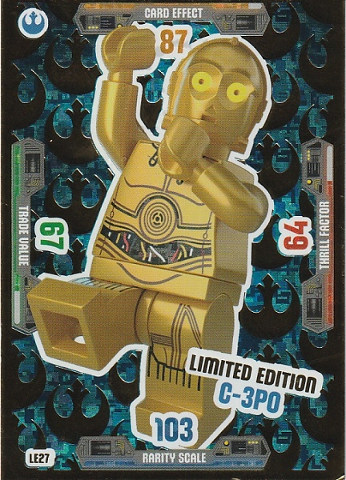 Star Wars Trading Card Game (German) Series 3 - # LE27 Limited Edition C-3PO