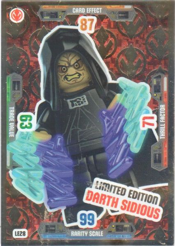 Star Wars Trading Card Game (German) Series 3 - # LE28 Limited Edition Darth Sidious