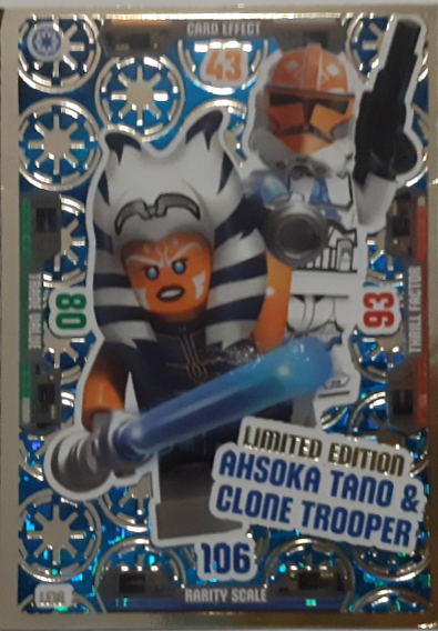 Star Wars Trading Card Collection (English) Series 3 - # LE18 Ahsoka Tano & Clone Trooper Limited Edition