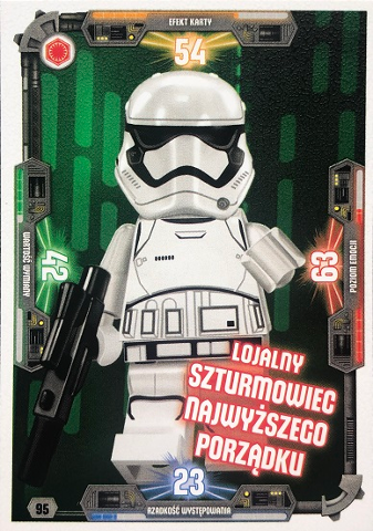 Star Wars Trading Card Game (Polish) Series 3 - # 95 Lojalny Szturmowiec Najwyższego Porządku