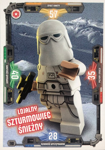 Star Wars Trading Card Game (Polish) Series 3 - # 110 Lojalny Szturmowiec Śnieżny