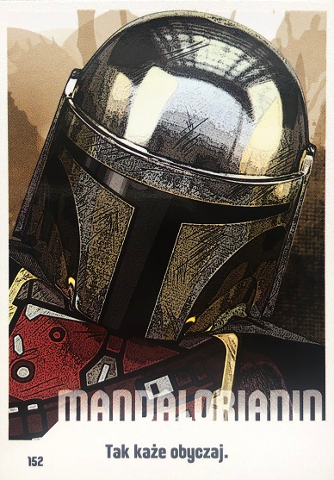 Star Wars Trading Card Game (Polish) Series 3 - # 152 Mandalorianin