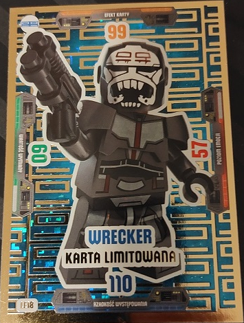 Star Wars Trading Card Game (Polish) Series 3 - # LE18 Wrecker Karta Limitowana