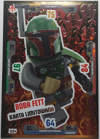 Star Wars Trading Card Game (Polish) Series 3 - # LE24 Boba Fett Karta Limitowana