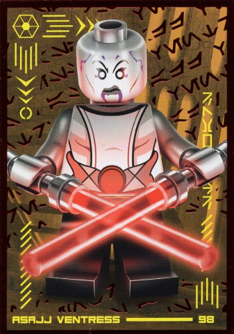 Star Wars Trading Card Collection (German) Series 4 ('Die Macht' Edition) - # 98 Asajj Ventress (Foil Variant)