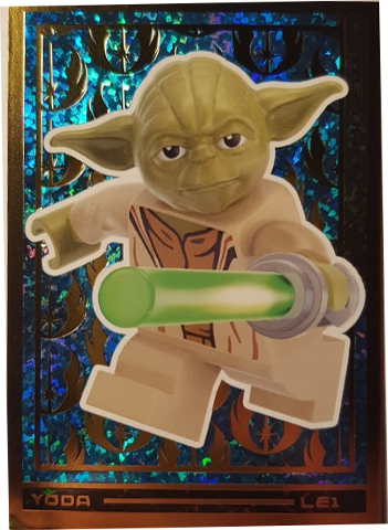 Star Wars Trading Card Collection (German) Series 4 ('Die Macht' Edition) - # LE1 Yoda Limited Edition
