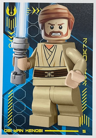 Star Wars Trading Card Collection (Polish) Series 4 (Edycja Mocy) - # 5 Obi-wan Kenobi