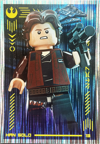 Star Wars Trading Card Collection (Polish) Series 4 (Edycja Mocy) - # 13 Han Solo