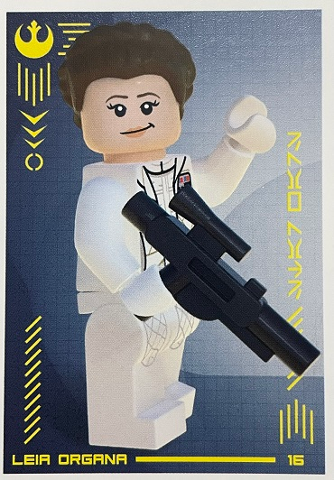 Star Wars Trading Card Collection (Polish) Series 4 (Edycja Mocy) - # 16 Leia Organa