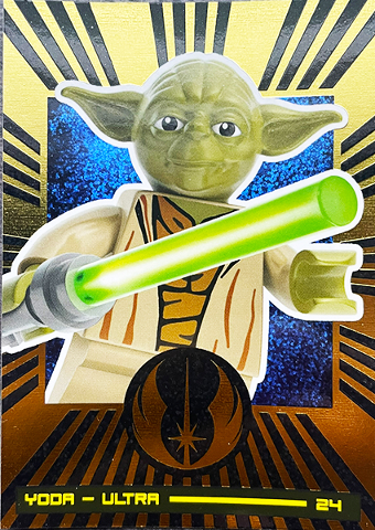 Star Wars Trading Card Collection (Polish) Series 4 (Edycja Mocy) - # 24 Yoda - Ultra