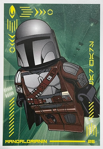 Star Wars Trading Card Collection (Polish) Series 4 (Edycja Mocy) - # 26 Mandalorianin