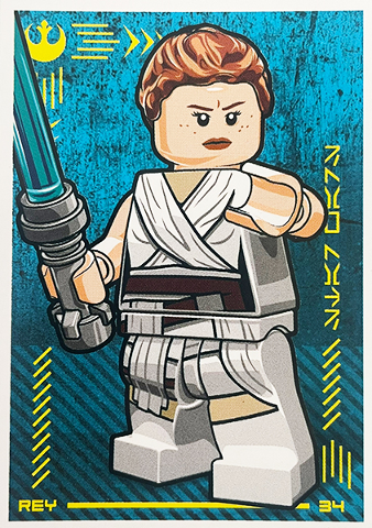 Star Wars Trading Card Collection (Polish) Series 4 (Edycja Mocy) - # 34 Rey