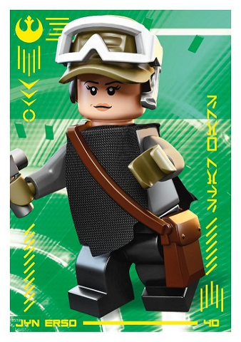 Star Wars Trading Card Collection (Polish) Series 4 (Edycja Mocy) - # 40 Jyn Erso