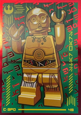 Star Wars Trading Card Collection (Polish) Series 4 (Edycja Mocy) - # 49 C-3PO (Foil Variant)