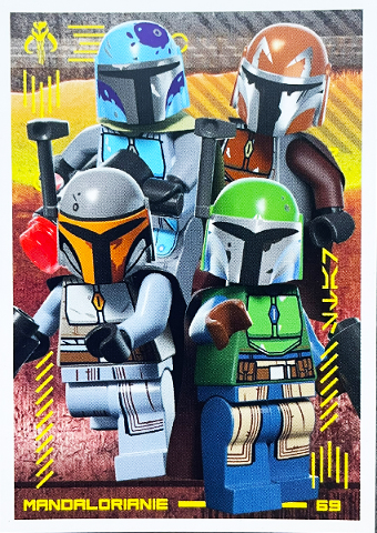 Star Wars Trading Card Collection (Polish) Series 4 (Edycja Mocy) - # 69 Mandalorianie