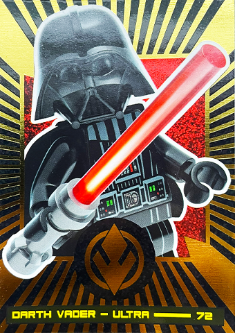 Star Wars Trading Card Collection (Polish) Series 4 (Edycja Mocy) - # 72 Darth Vader - Ultra