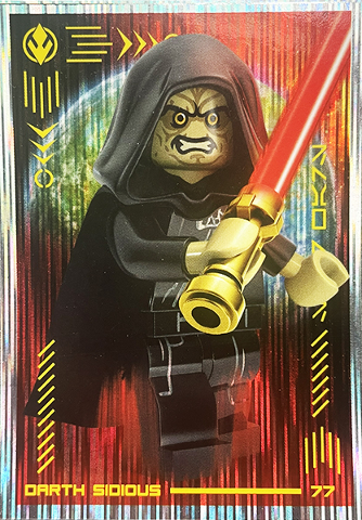 Star Wars Trading Card Collection (Polish) Series 4 (Edycja Mocy) - # 77 Darth Sidious