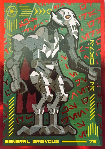 Star Wars Trading Card Collection (Polish) Series 4 (Edycja Mocy) - # 79 Generał Grievous (Foil Variant)