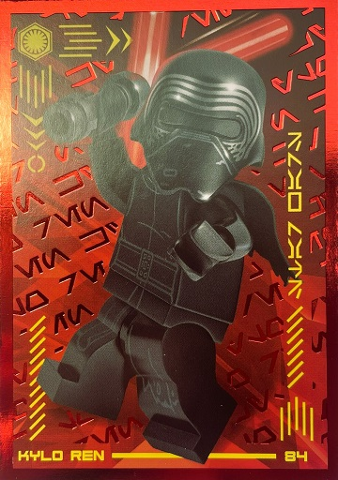 Star Wars Trading Card Collection (Polish) Series 4 (Edycja Mocy) - # 84 Kylo Ren (Foil Variant)
