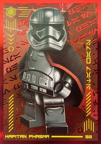 Star Wars Trading Card Collection (Polish) Series 4 (Edycja Mocy) - # 92 Kapitan Phasma (Foil Variant)