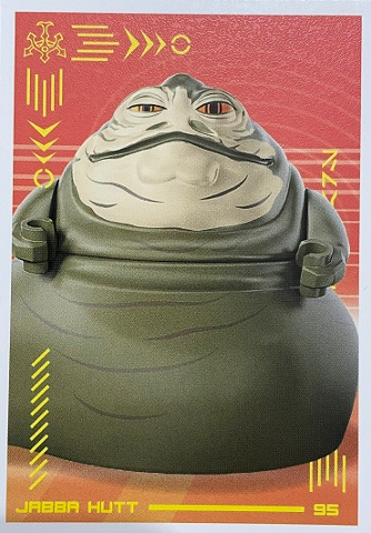 Star Wars Trading Card Collection (Polish) Series 4 (Edycja Mocy) - # 95 Jabba Hutt