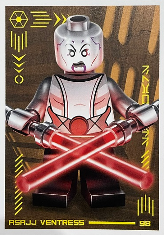 Star Wars Trading Card Collection (Polish) Series 4 (Edycja Mocy) - # 98 Asajj Ventress