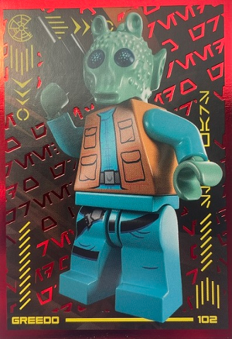 Star Wars Trading Card Collection (Polish) Series 4 (Edycja Mocy) - # 102 Greedo (Foil Variant)