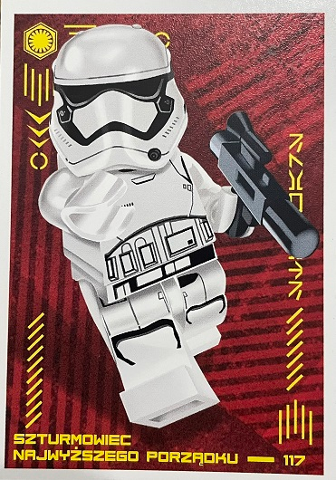 Star Wars Trading Card Collection (Polish) Series 4 (Edycja Mocy) - # 117 Szturmowiec najwyższego porządku