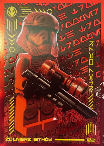 Star Wars Trading Card Collection (Polish) Series 4 (Edycja Mocy) - # 122 Żołnierz sithów (Foil Variant)