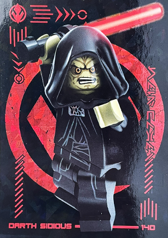 Star Wars Trading Card Collection (Polish) Series 4 (Edycja Mocy) - # 140 Darth Sidious