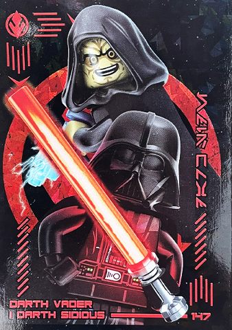 Star Wars Trading Card Collection (Polish) Series 4 (Edycja Mocy) - # 147 Darth Vader i Darth Sidious