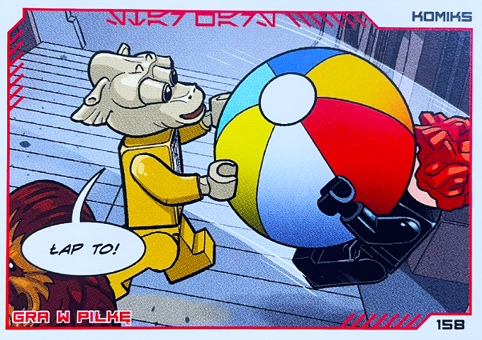 Star Wars Trading Card Collection (Polish) Series 4 (Edycja Mocy) - # 158 Gra w piłkę