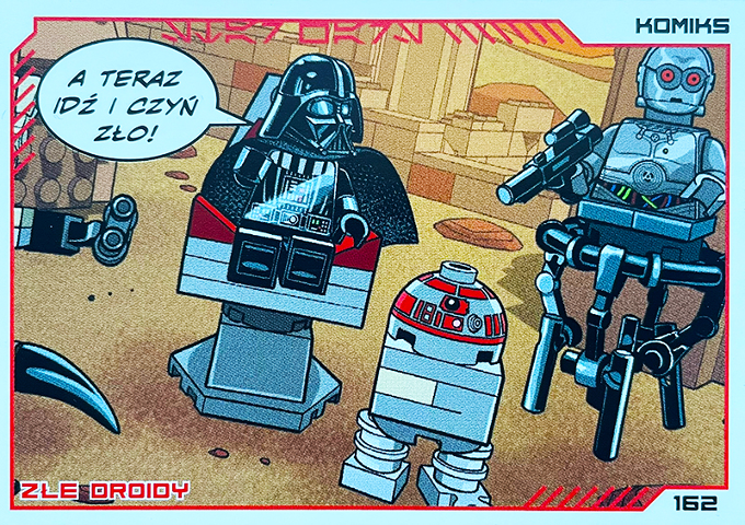 Star Wars Trading Card Collection (Polish) Series 4 (Edycja Mocy) - # 162 Złe droidy