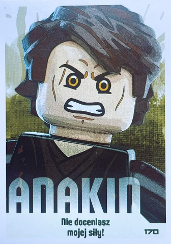 Star Wars Trading Card Collection (Polish) Series 4 (Edycja Mocy) - # 170 Anakin