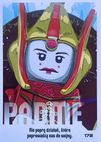 Star Wars Trading Card Collection (Polish) Series 4 (Edycja Mocy) - # 172 Padme