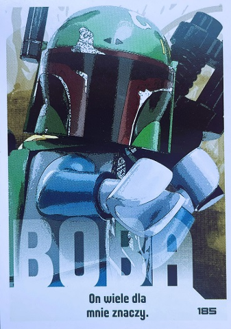 Star Wars Trading Card Collection (Polish) Series 4 (Edycja Mocy) - # 185 Boba