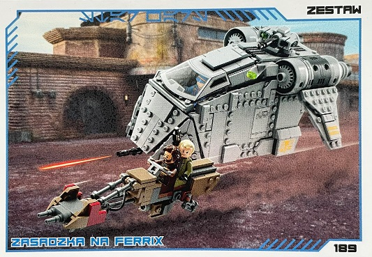 Star Wars Trading Card Collection (Polish) Series 4 (Edycja Mocy) - # 189 Zasadzka na Ferrix