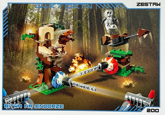 Star Wars Trading Card Collection (Polish) Series 4 (Edycja Mocy) - # 200 Bitwa na Endorze