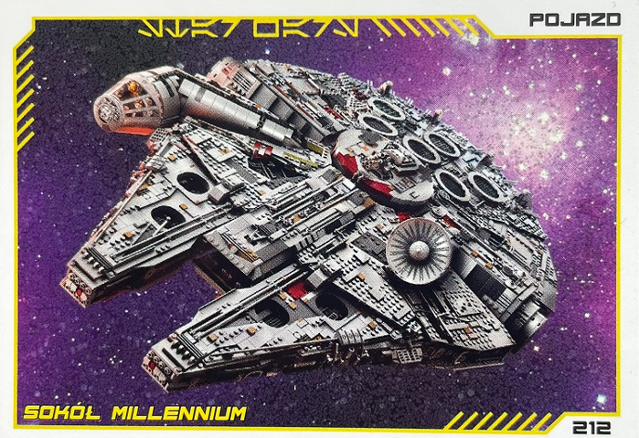 Star Wars Trading Card Collection (Polish) Series 4 (Edycja Mocy) - # 212 Sokół Millennium